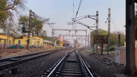 Kashi railway station outer Stock Footage 250933054