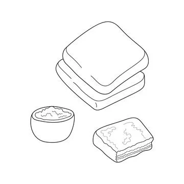 Kashkaval pane breaded kashkaval bites cheese. Bulgarian traditional food. .. Stock Illustration