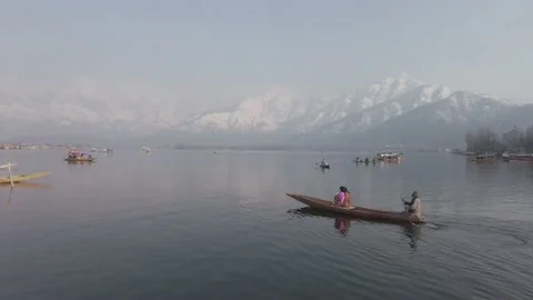 Kashmir Dal Lake Video stock 168904287