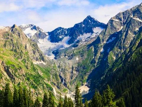 Kashmir mountain Stock Photos