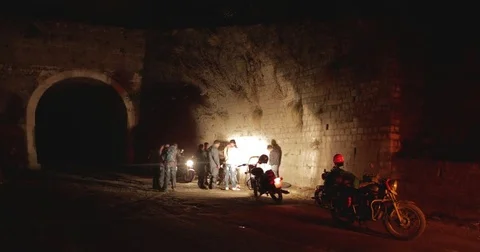 Kashmir Tunnel Time Lapse Stock Footage 72997370