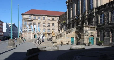 Kassel City Hall Stock Footage 220710812