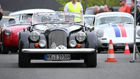 Kassel Germany - April 28,2024: Oldtimer racing car in Kassel Stock Footage 274066220