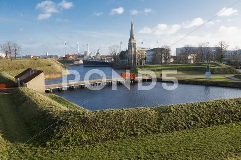 Kastellet fortress in copenhagen Stock Photos