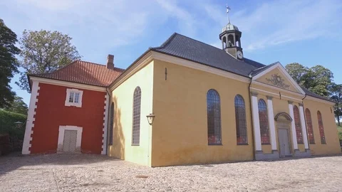 Kastellet. Part of the old fortifications around Copenhagen Stock Footage 101057166