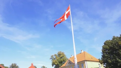 Kastellet. Part of the old fortifications around Copenhagen Stock Footage 101057740