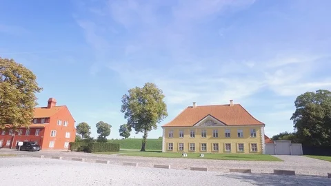 Kastellet. Part of the old fortifications around Copenhagen Stock Footage 101057779