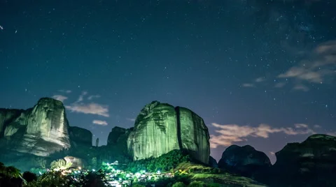 Kastraki Starlapse Stock Footage 52181141