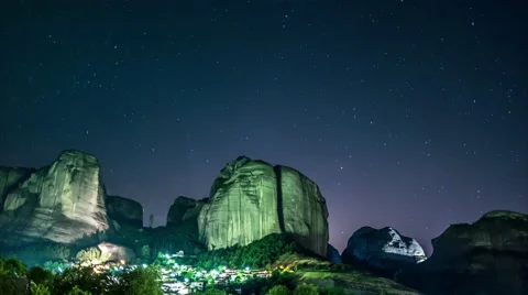 Kastraki Starlapse Stock Footage 52184639