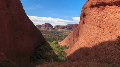 Kata Tjuta, valley of the winds Stock Footage 229996642