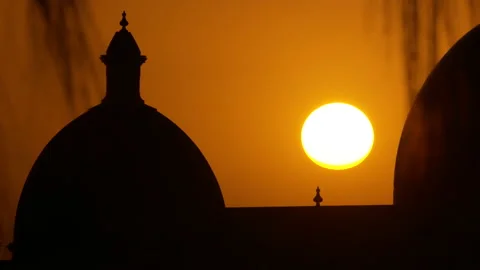 Katara Sunrise Doha  Qatar Stock Footage 157740165