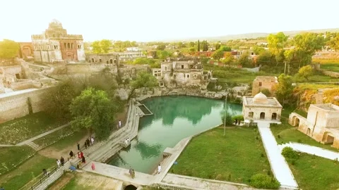 The Katas Raj Temples also known as Qila Katas Stock Footage 266522040
