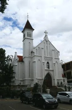 Katedral bogor Stock Photos