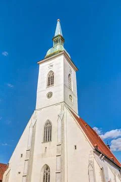  Kathedrale des Heiligen Martin - Martinsdom in Bratislava Historic St. Ma... Stock Photos