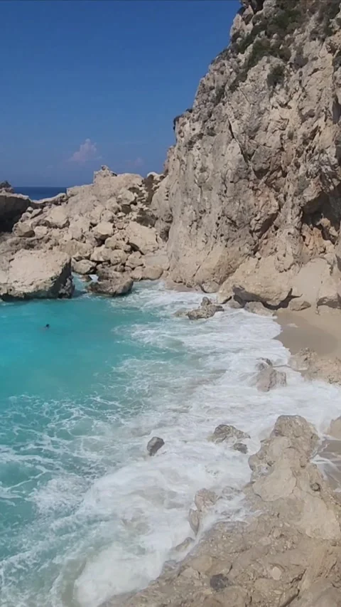 Kathisma Beach, Lefkada, Greece 動画素材 319025046