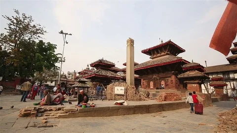 Kathmandu Durbar Square Stock Footage 70666340