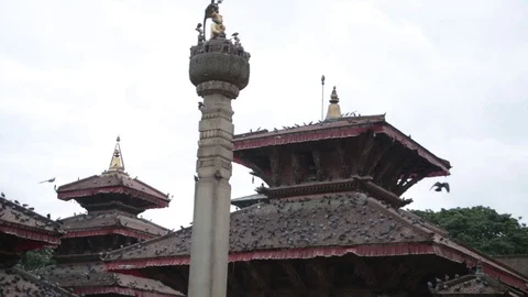 Kathmandu Durbar Square Stock Footage 124352617