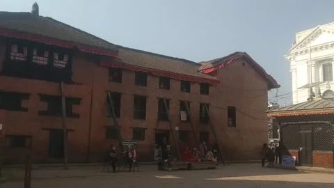 Kathmandu durbar Square 動画素材 143232283