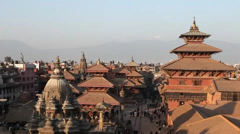Kathmandu panoramic cityscape Stock Footage 59763021