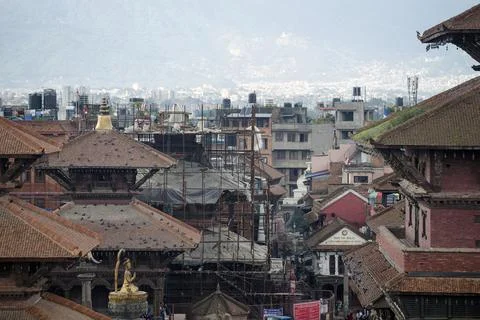 Kathmandu Valley racing to avoid World Heritage in Danger tag, Nepal - 07 Aug 20 Stock Photos