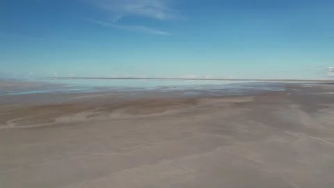 Kati Thanda – Lake Eyre Fly Over Stock Footage