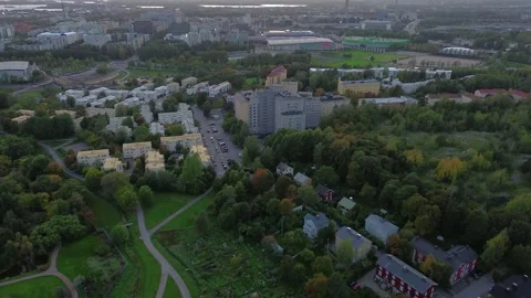 Kätilöopisto, Käpylä, Helsinki Stock Footage 253565211