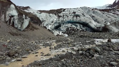 Katla Ice Cave Stock Photos