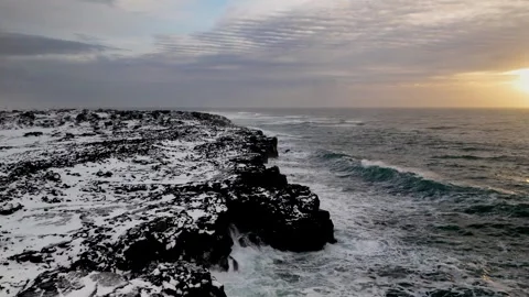 Katlahraun lave flow 50 second slow motion Iceland  스톡 동영상 313939077