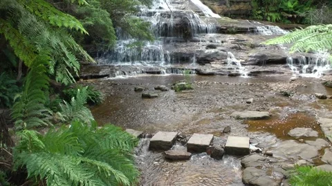 Katoomba Cascades 1 Stock Footage 198291825