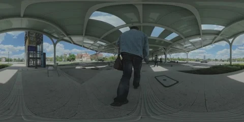 Katowice on 360VR shots Video stock 154548587