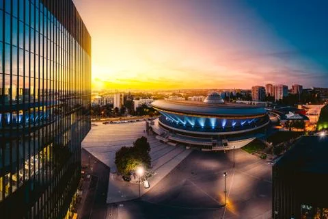 Katowice from above Stock Photos