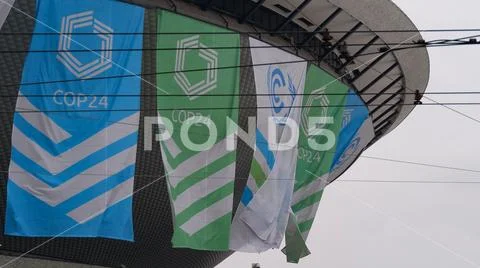 KATOWICE, POLAND, December 7, 2018, Conference of the Parties COP24 Stock Photos