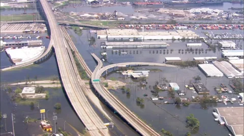 Katrina Hurricane Damage Video stock 37275553