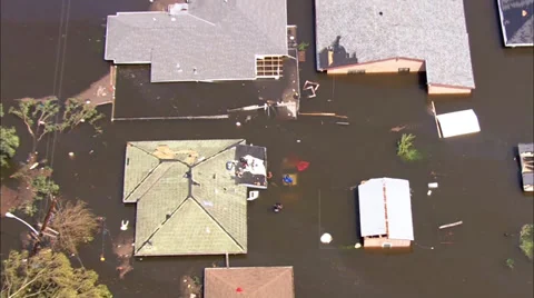 Katrina Hurricane Damage Stock Footage 37275564
