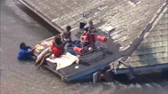 Katrina Hurricane Survivors Rescue Stock Footage