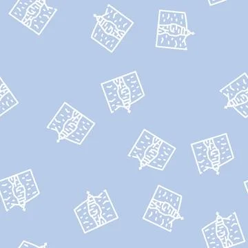 Katskhi pillar line vector seamless pattern Stock Illustration