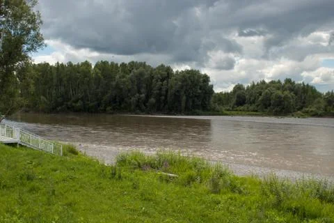 Katun River, Altai Republic, Russia Stock Photos