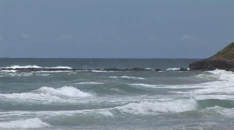 Kauai Beach Stock Footage 32185890