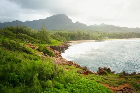 Kauai beach Stock Photos