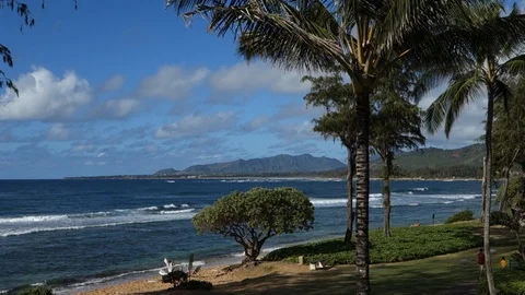 Kauai beach view Stock Footage 103122362