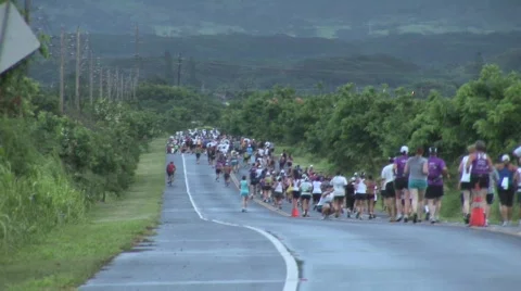 KauaiMarathon 스톡 동영상 568577