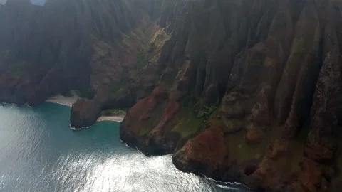 Kauai's Dramatic Coast Stock Footage 138400433