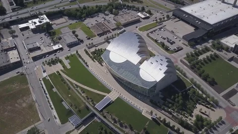 Kauffman Center, KCMO Video stock 76730401