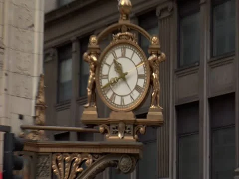Kaufmann's Clock Stock Footage 10893612