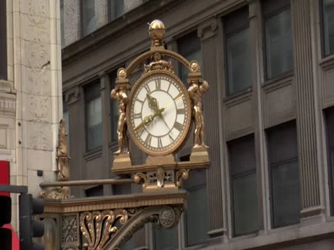 Kaufmann's Clock Stock Footage 10893617