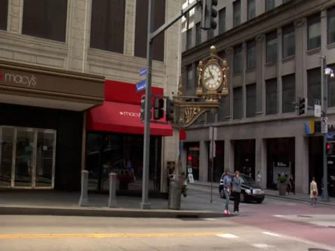 Kaufmann's Clock Stock Footage 10893626