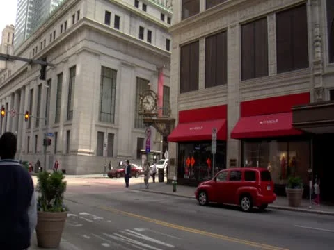 Kaufmann's Clock Stock Footage 10893629