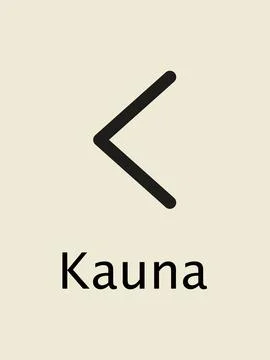 Kauna Stock Illustration