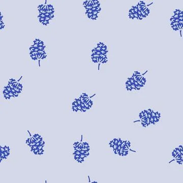 Kauri tree jungle amazon glyph seamless pattern 스톡 일러스트