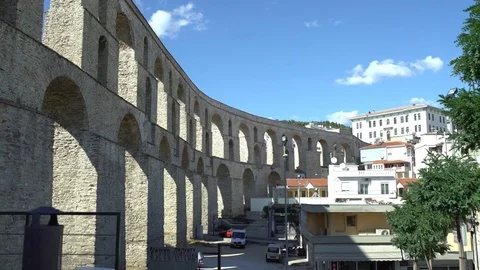 Kavala bridge Stock Footage 81256441